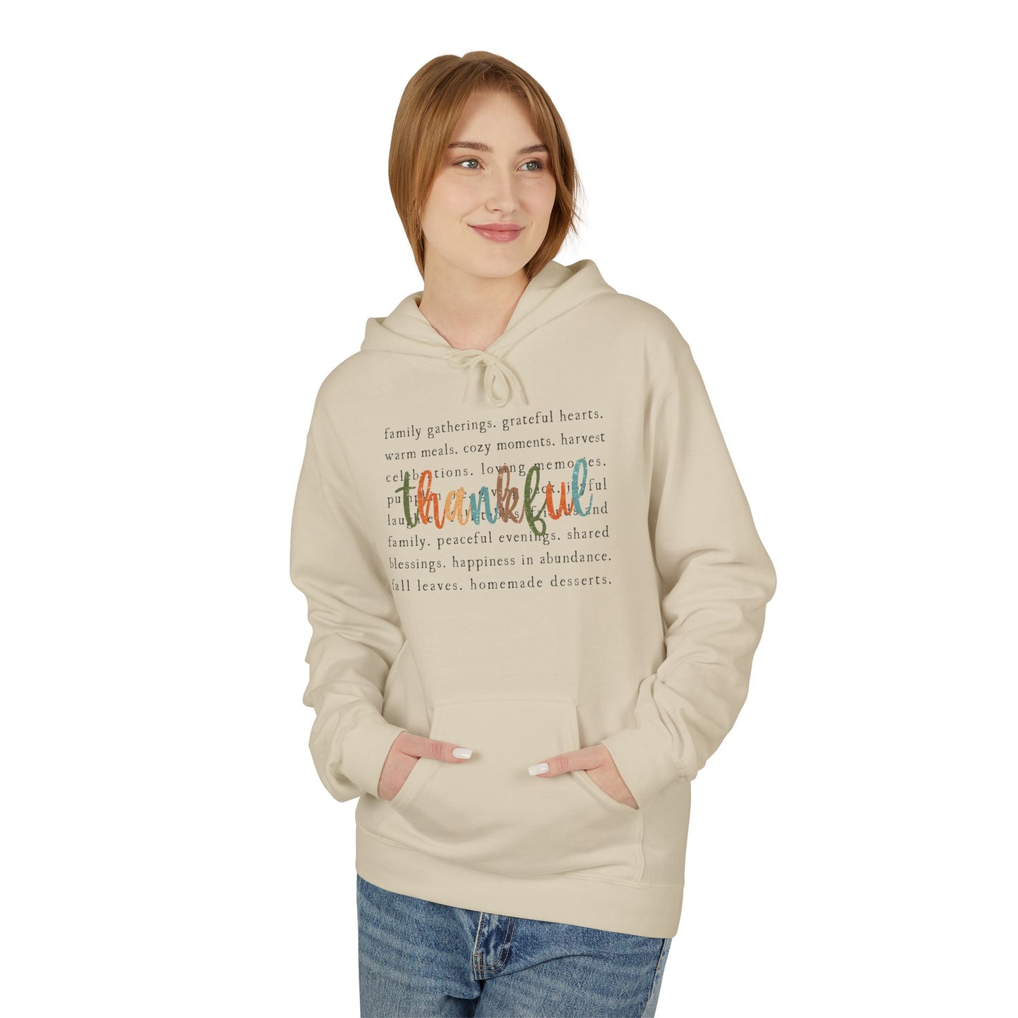 Thankful Unisex Midweight Softstyle Fleece Hoodie