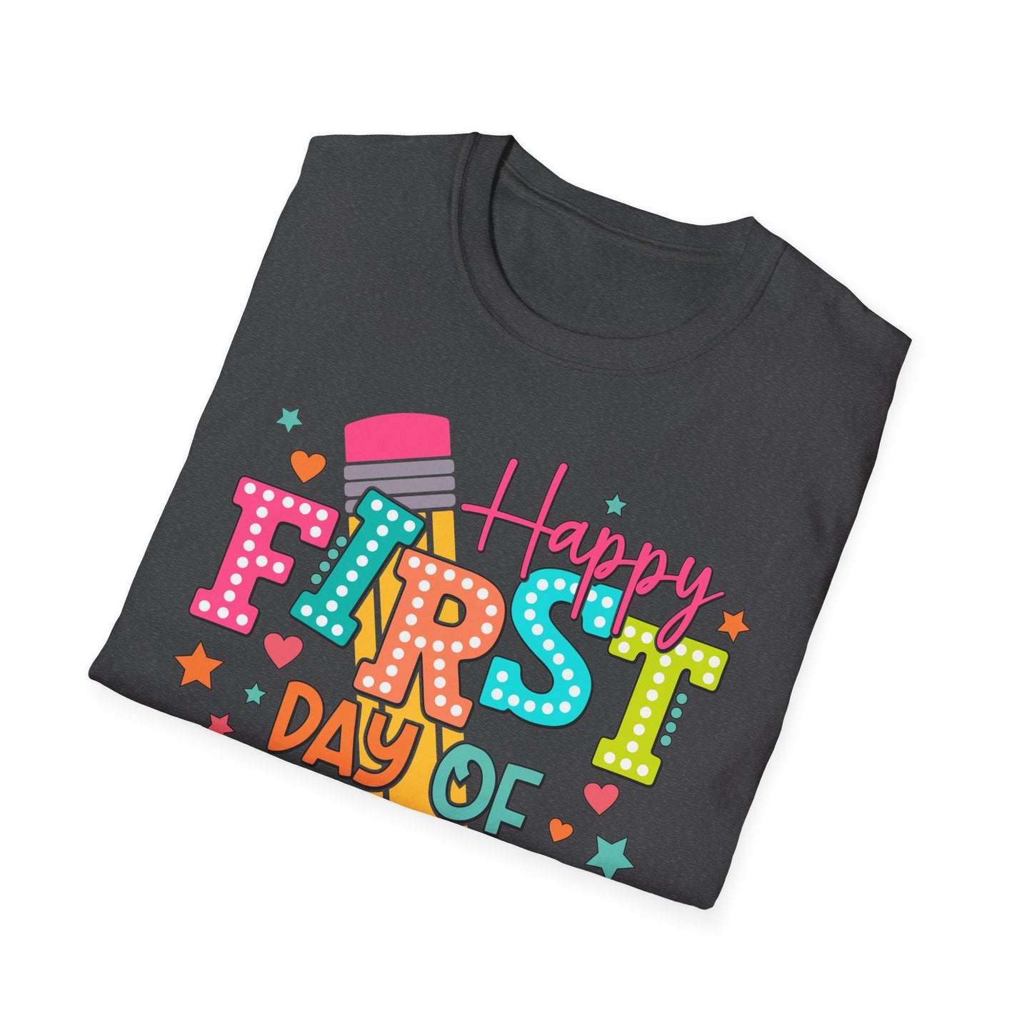 Happy First Day of School Unisex Softstyle T-Shirt