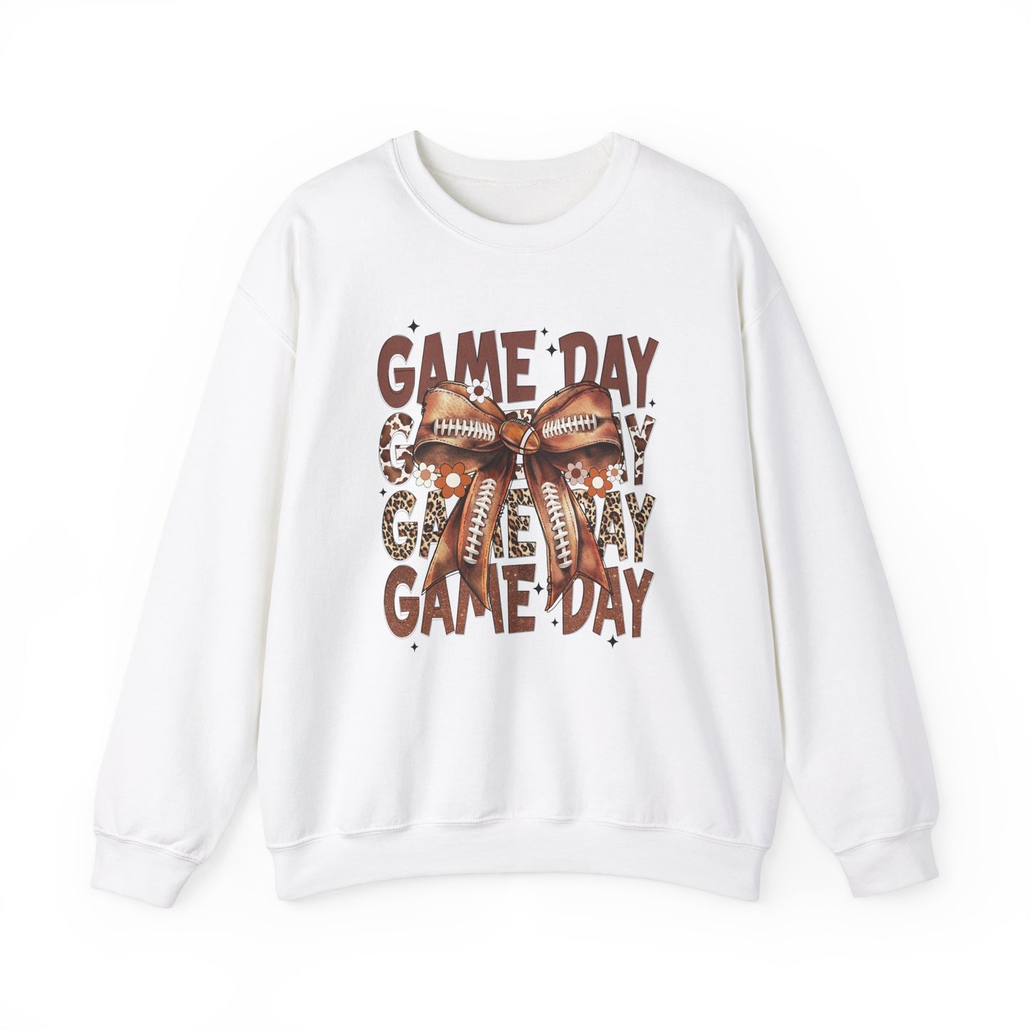 Retro Coquette Football Game Day Sweatshirt