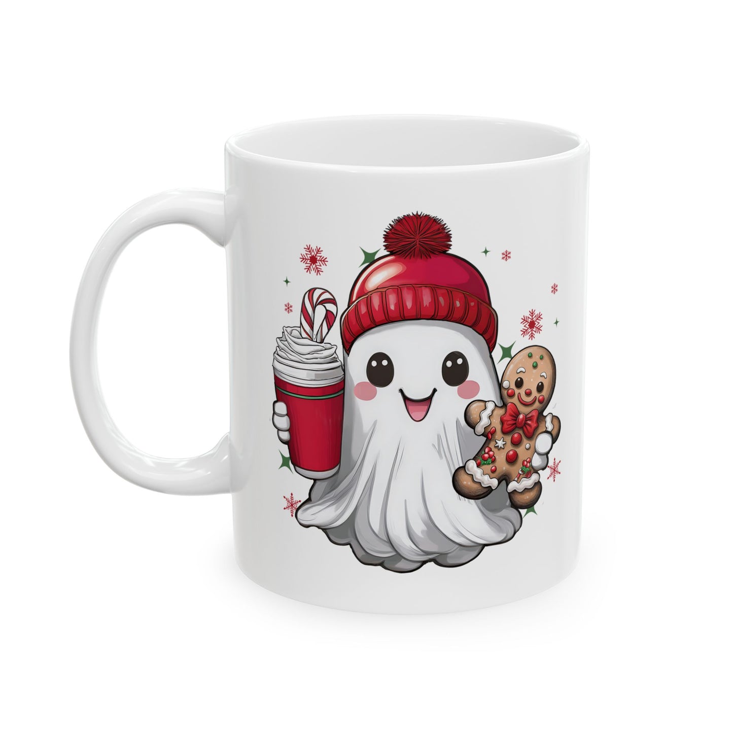 Christmas Ghost Ceramic Mug