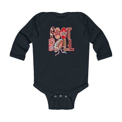Adorable Infant Fall Football Long Sleeve Onesie