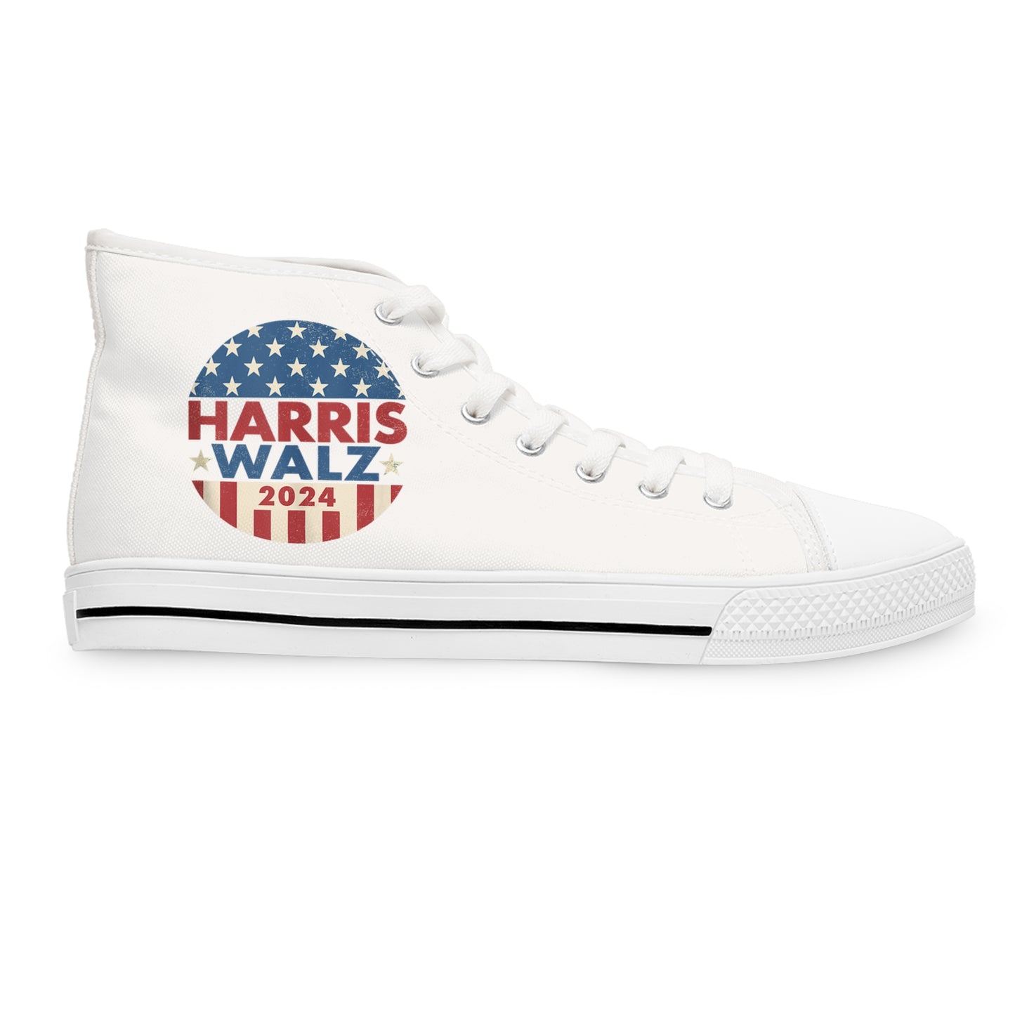 Harris Walz for President Chuck Women's High Top Sneakers