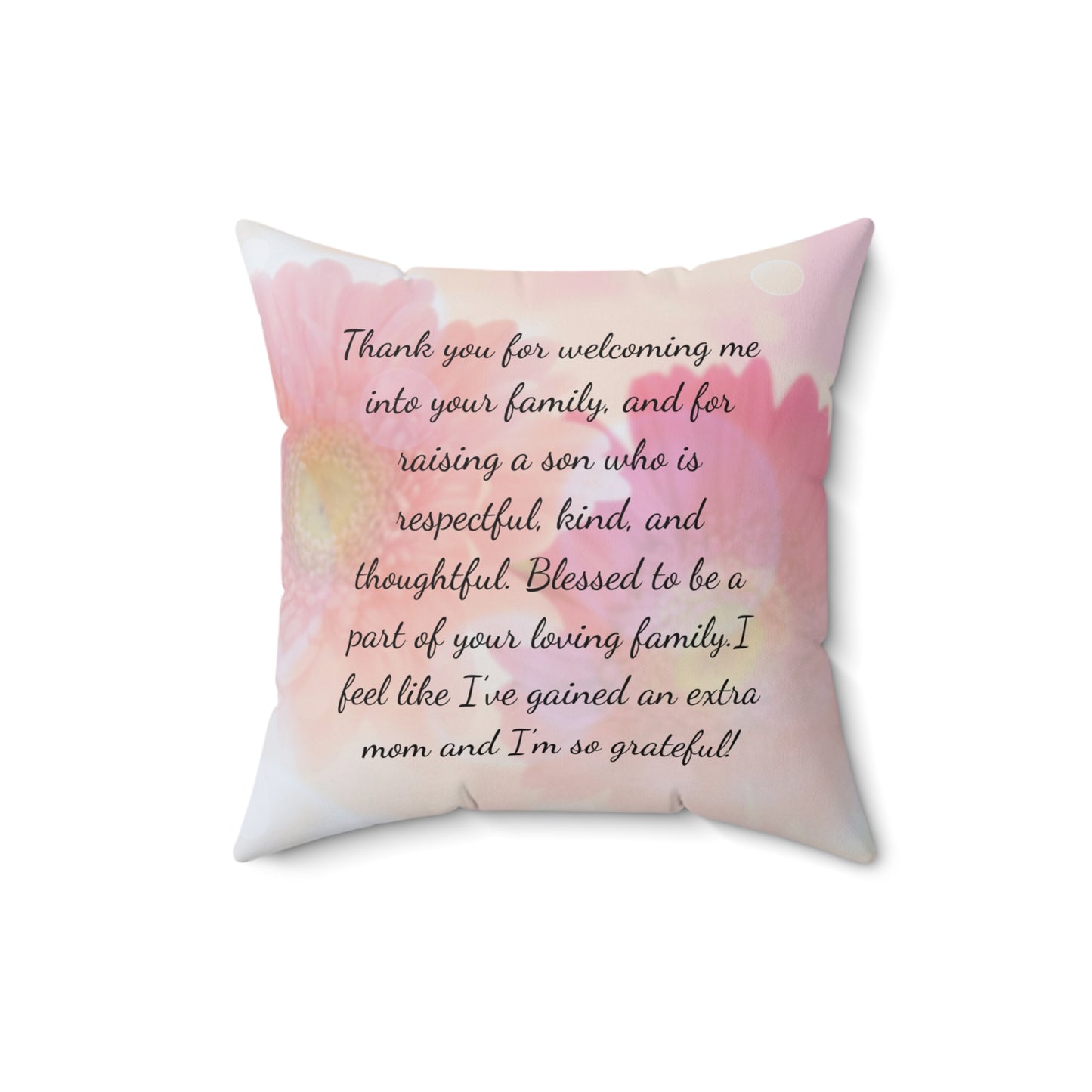 Boyfriend's Mom's Mother's Day Pillow