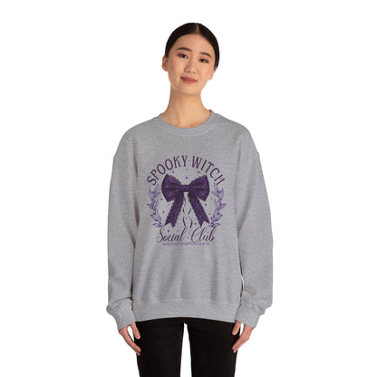 Spooky Witch Social Club Halloween Sweatshirt