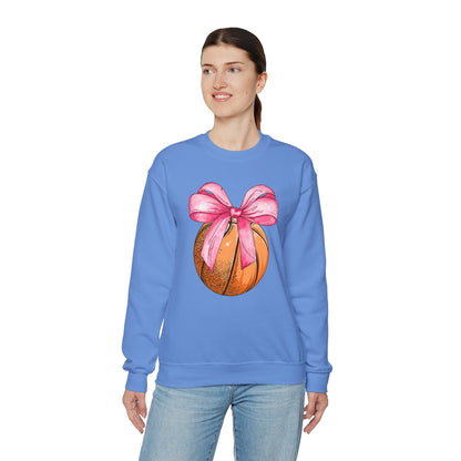 Basketball Coquette Crewneck Sweatshirt