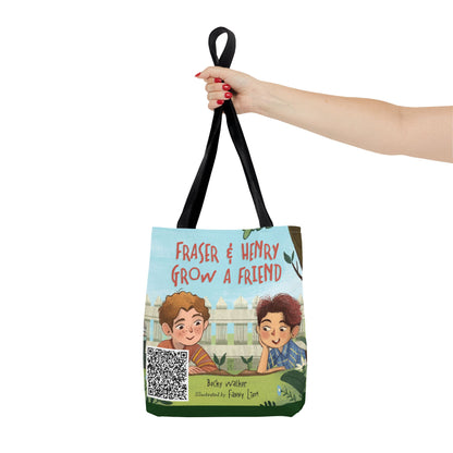 Fraser & Henry Grow a Friend Book Illustration Tote Bag