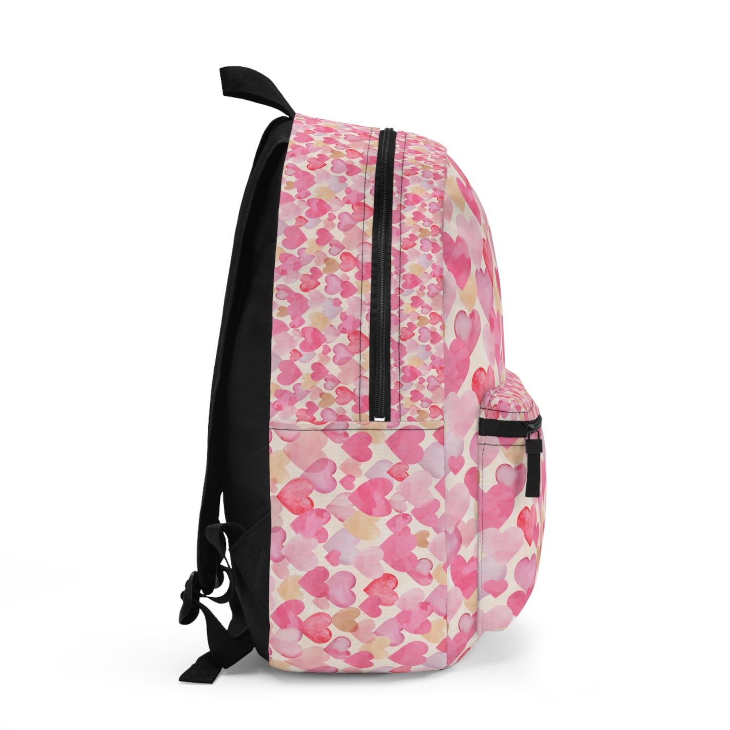 Cute Heart Pattern Back-to-School Backpack