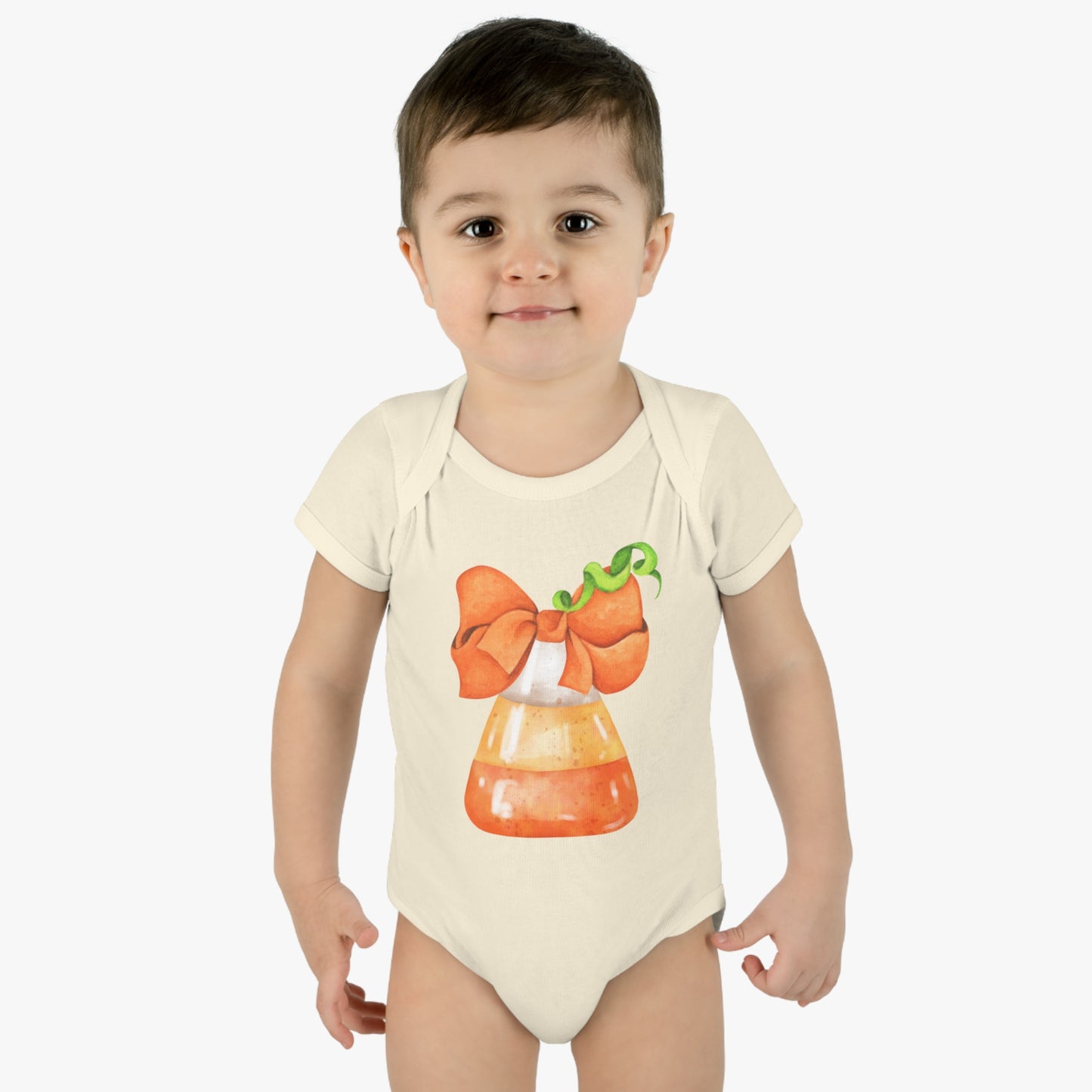 Candy Corn Coquette Halloween Onsie