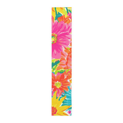 Bright Tropical Table Runner (Cotton, Poly)