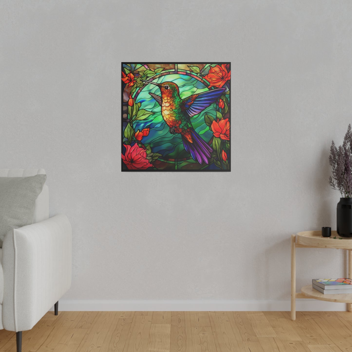 Hummingbird Wall Art Matte Canvas