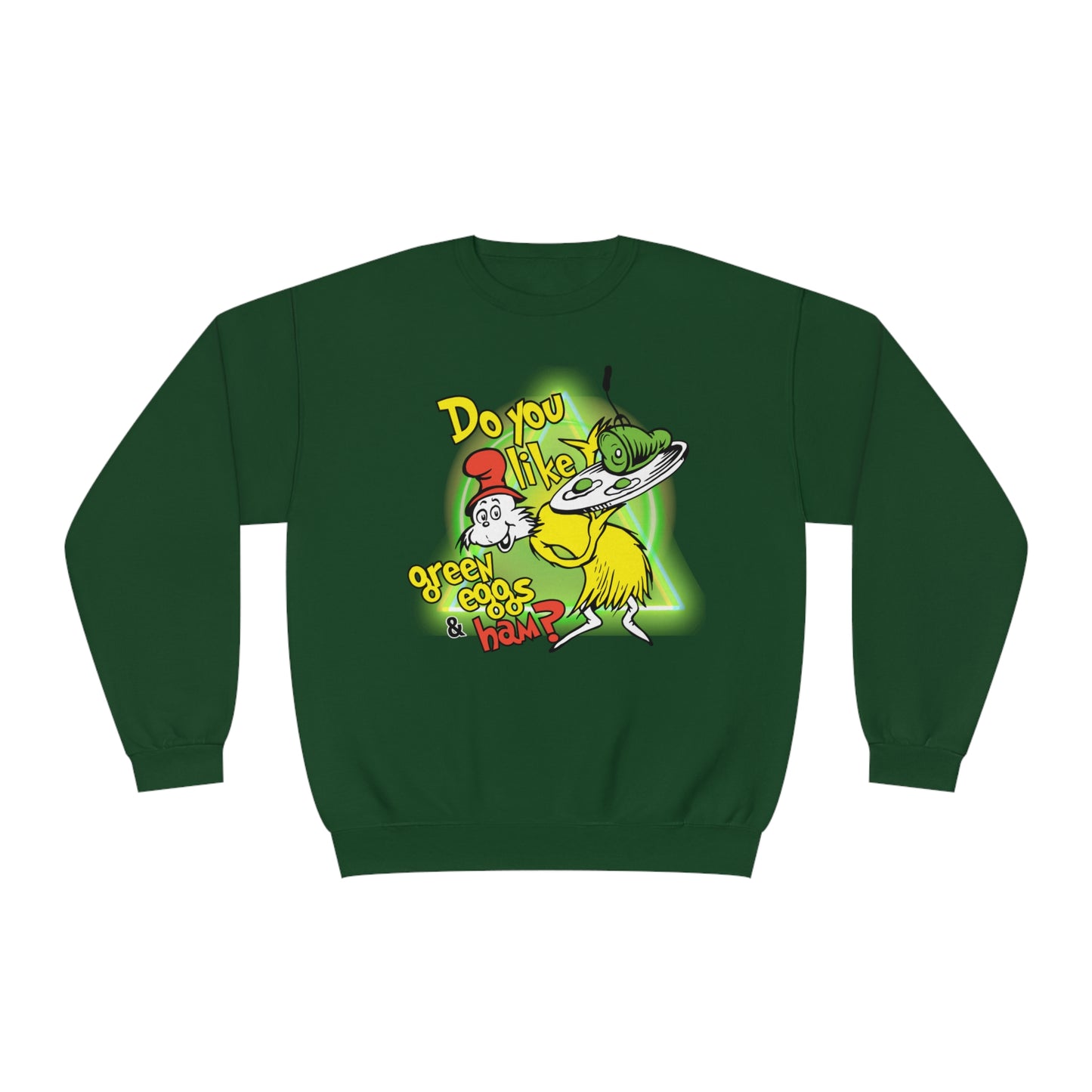 Green Eggs and Ham Dr. Seuss Sweatshirt