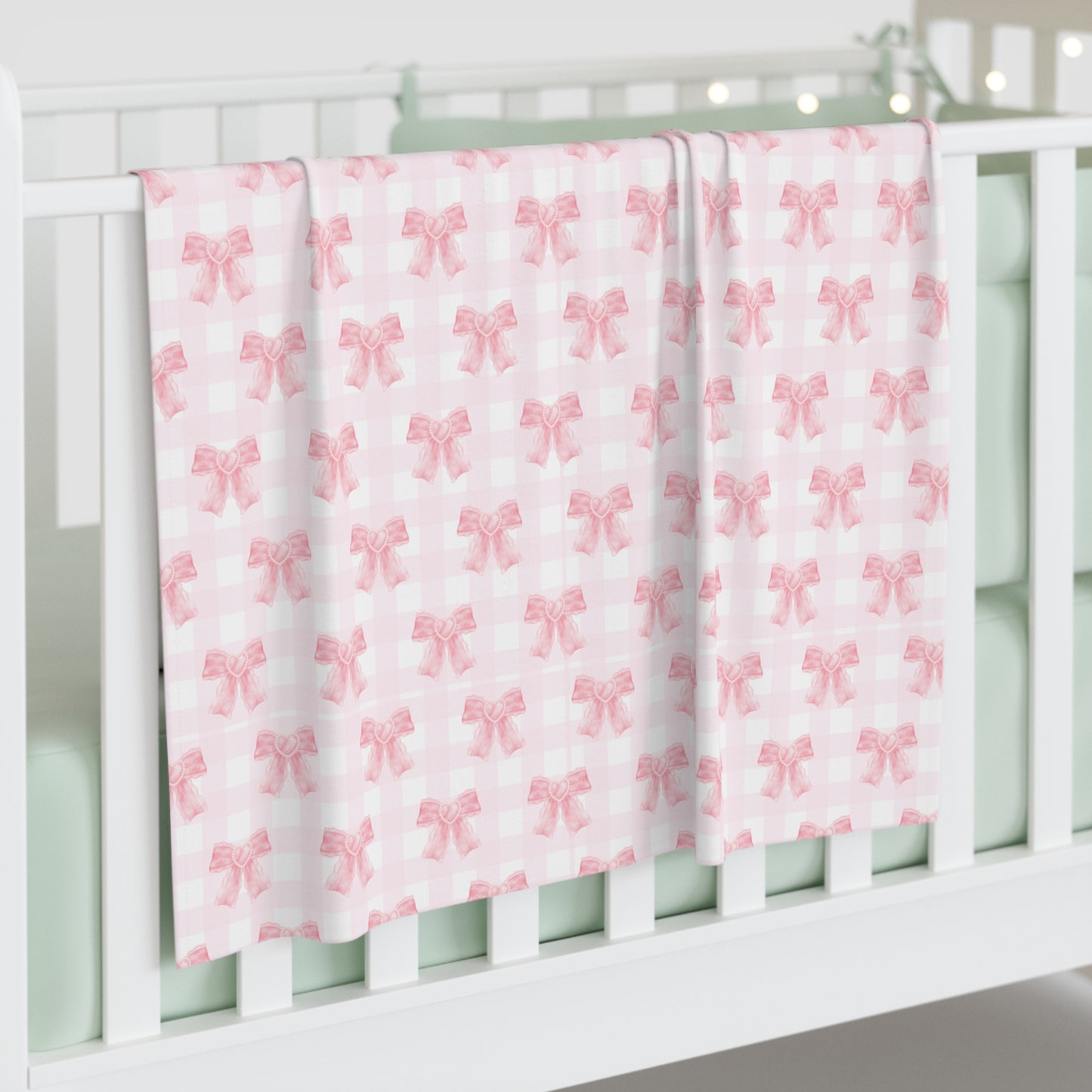 Coquette Baby Girl Swaddle Blanket