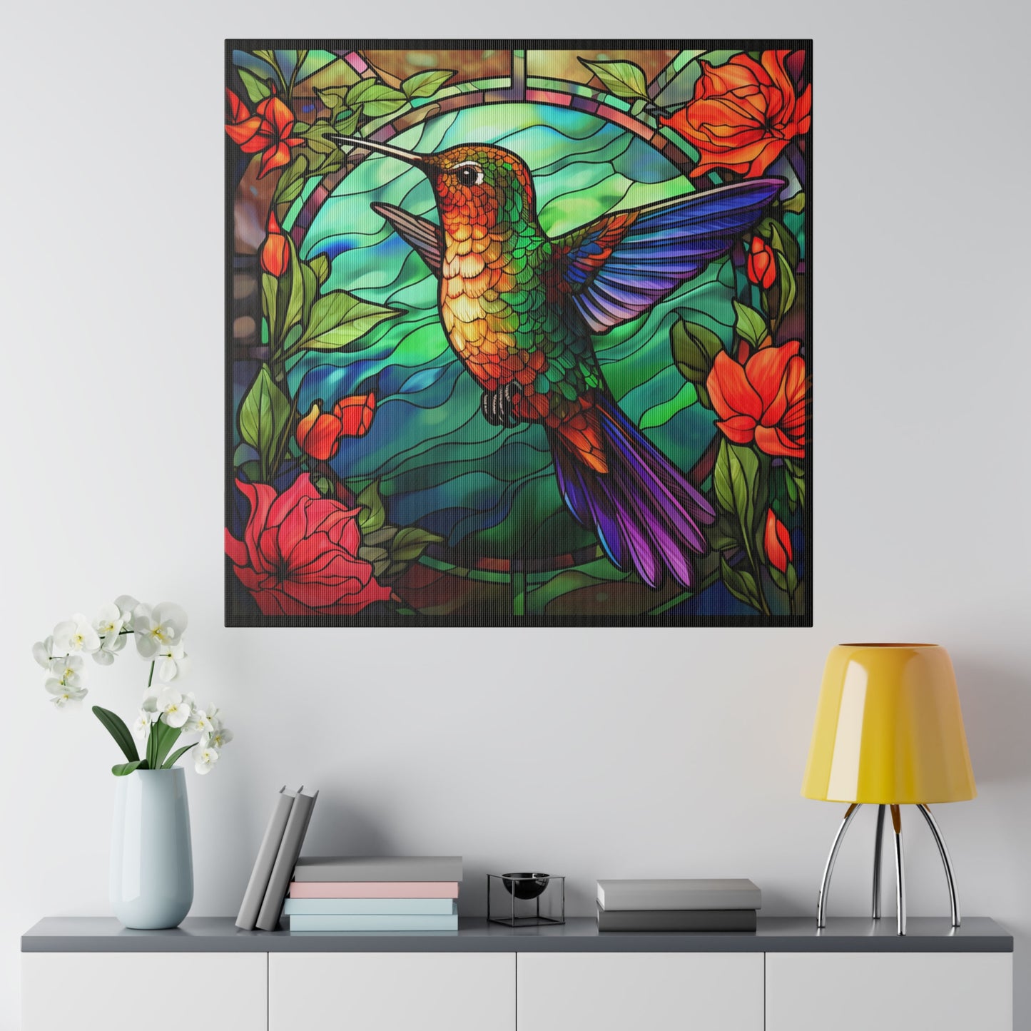 Hummingbird Wall Art Matte Canvas