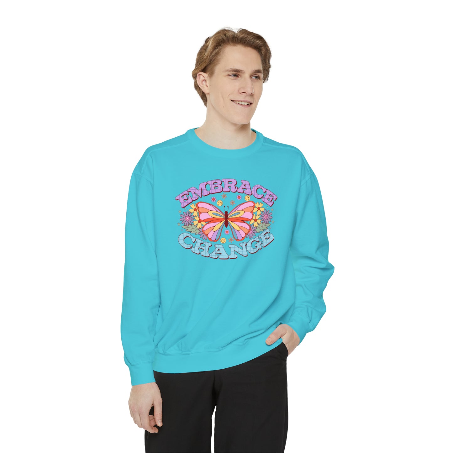 Embrace Change Comfort Colors Soft Sweatshirt