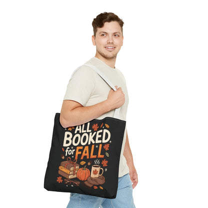 All Booked for Fall Tote Bag
