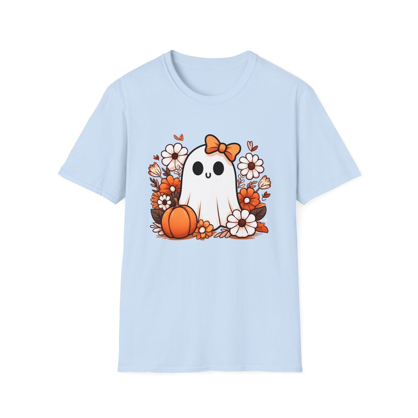 Cute Ghost Fall Adult T-Shirt