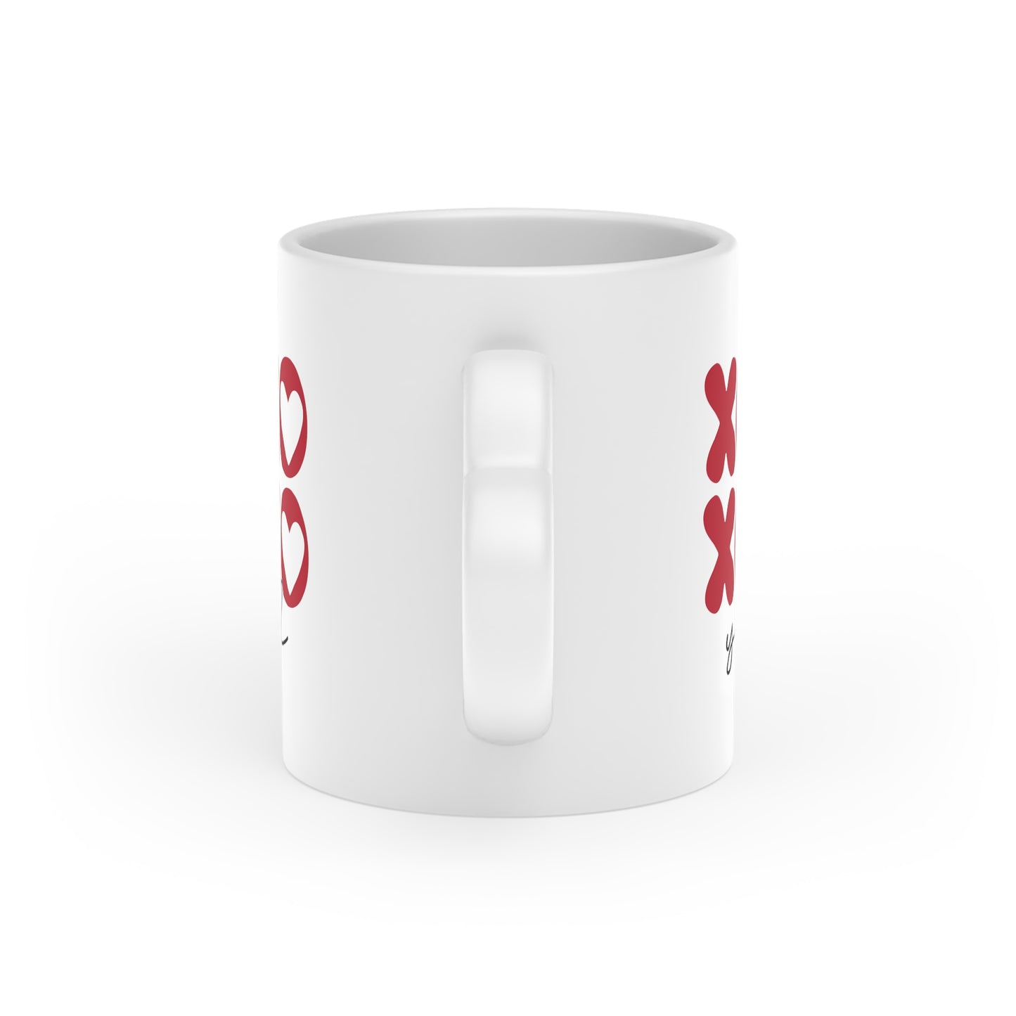 XOXO Y'all Heart-Shaped Valentine's Mug