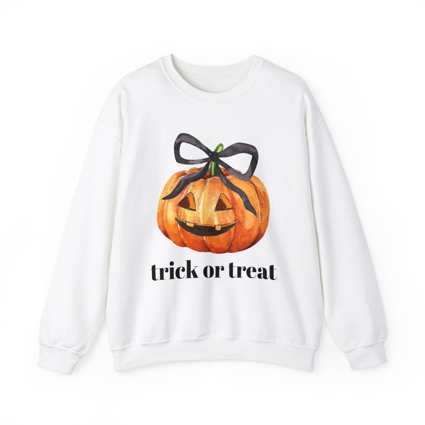 Trick or Treat Halloween Pumpkin Sweatshirt