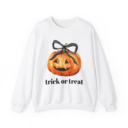 Trick or Treat Halloween Pumpkin Sweatshirt