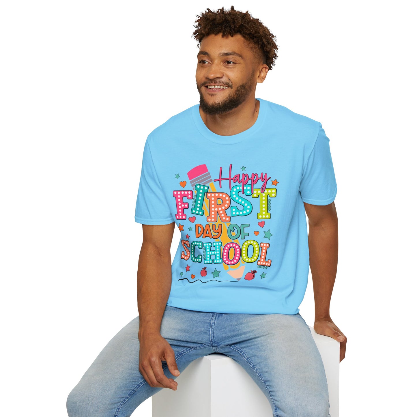 Happy First Day of School Unisex Softstyle T-Shirt