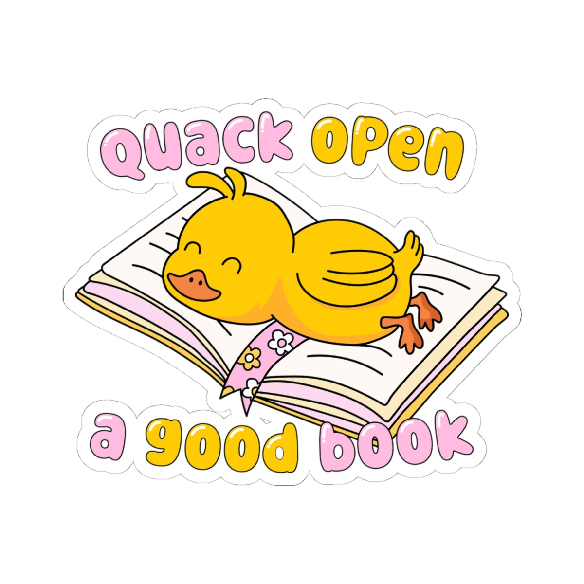 Cute Book Themed Kiss-Cut Stickers