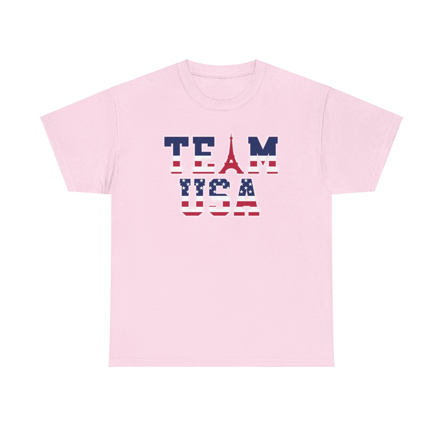 Team USA 2024 Paris Olympics Unisex Heavy Cotton T-Shirt