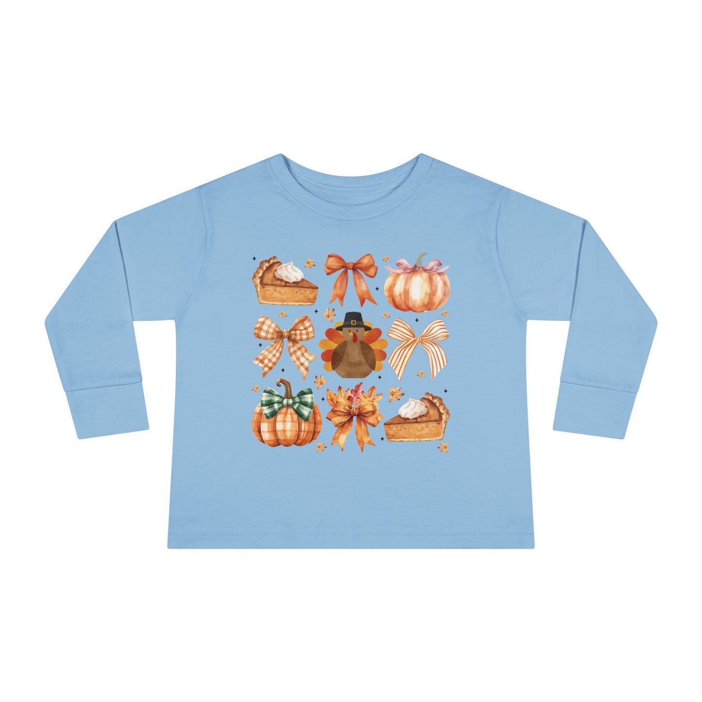 Coquette Thanksgiving Toddler Long Sleeve Tee