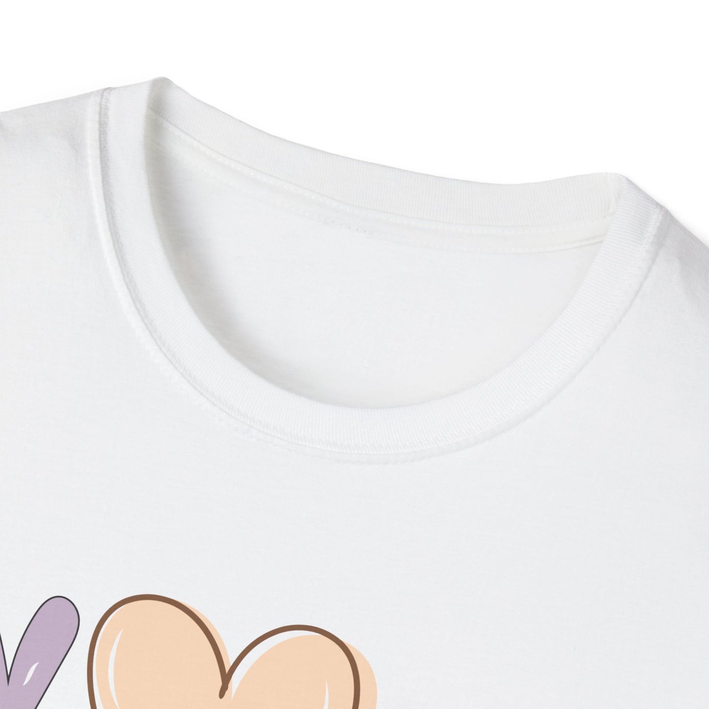 Peace Love Books Softstyle T-Shirt