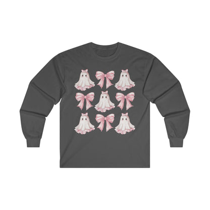 Adorable Ghost Coquette Long Sleeve Tee