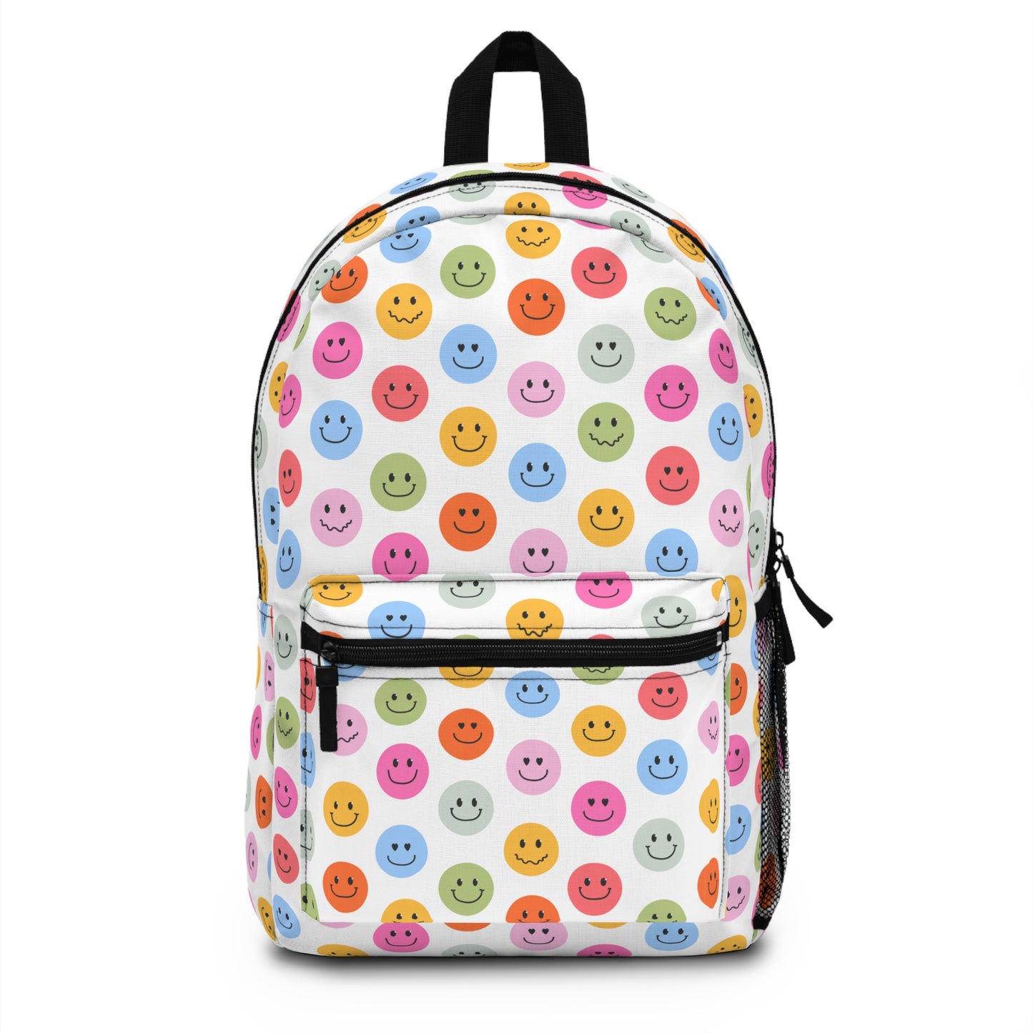 Colorful Smiley Face School Backpack