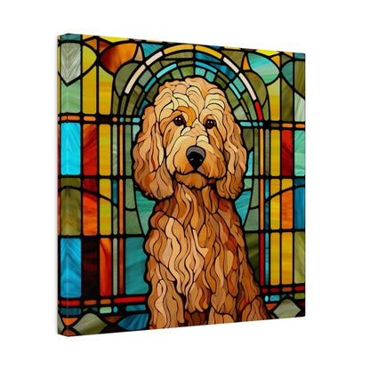 Goldendoodle Wall Art Matte Canvas