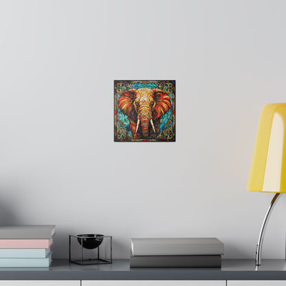 Elephant Wall Art Matte Canvas