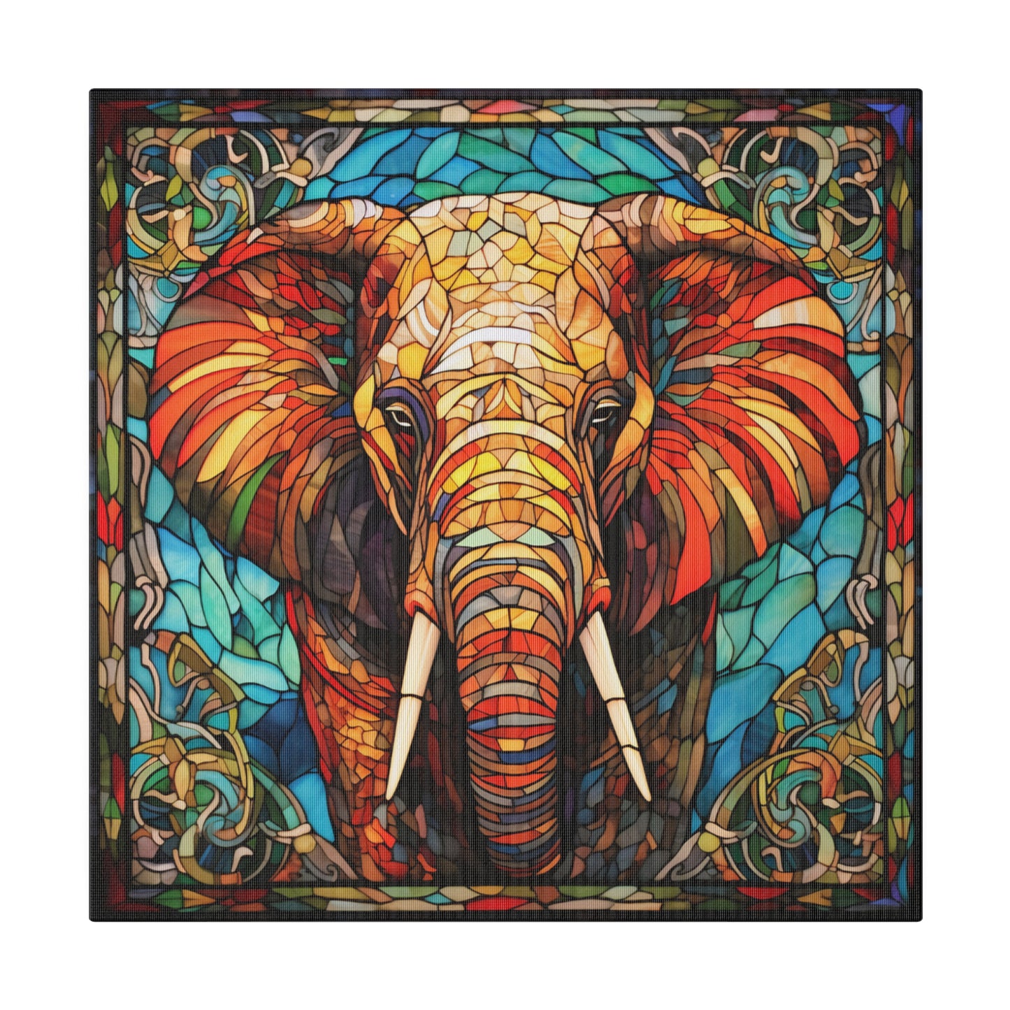 Elephant Wall Art Matte Canvas