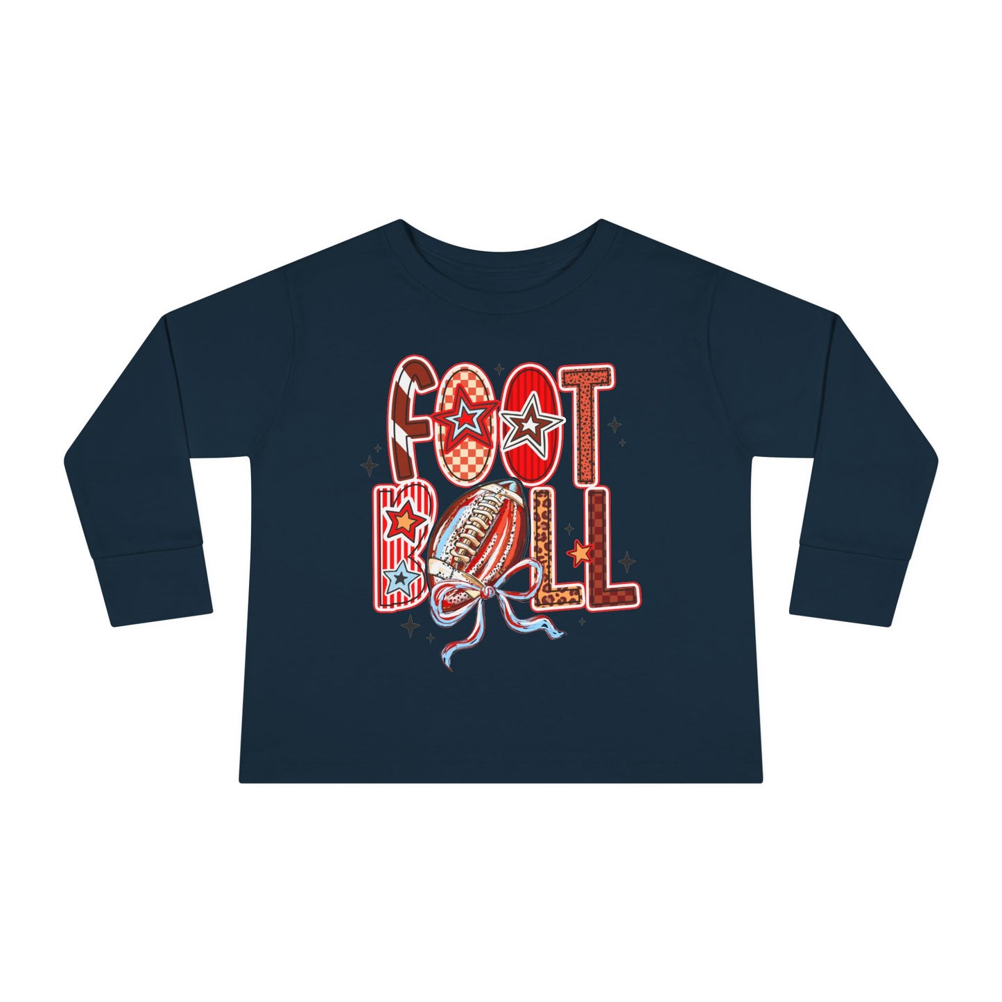 Toddler Football Long Sleeve Tee