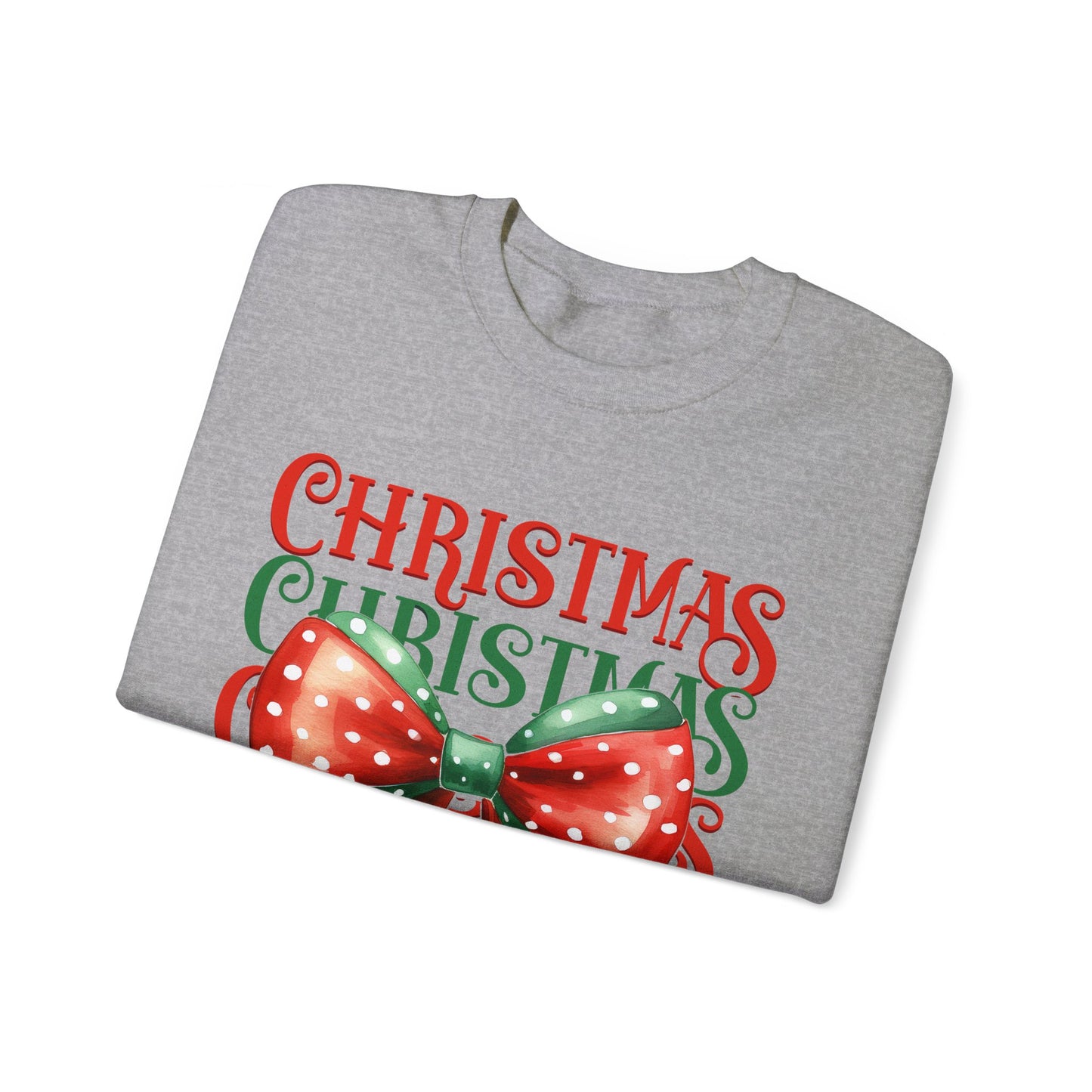 Christmas Coquette Bow Sweatshirt