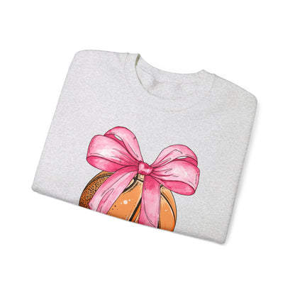 Basketball Coquette Crewneck Sweatshirt