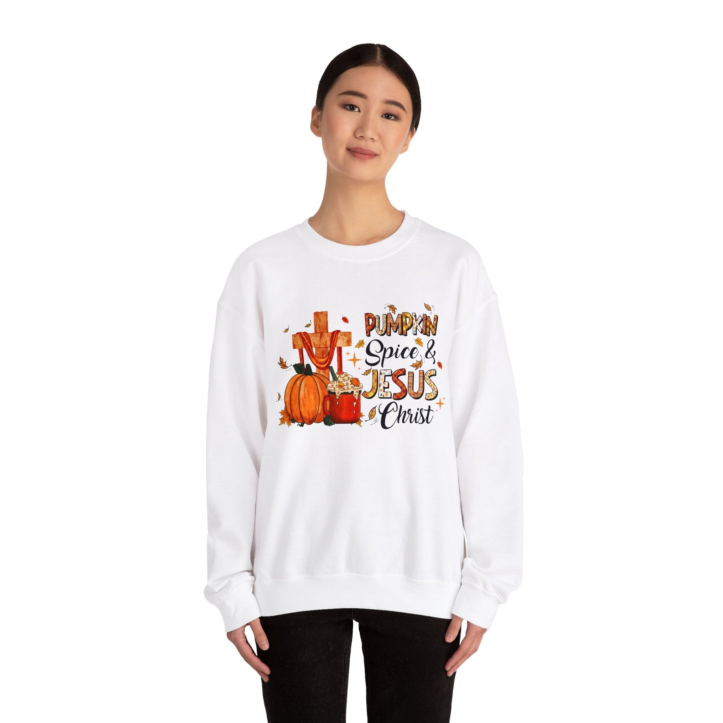 Pumpkin Spice and Jesus Christ Fall Sweatshirt