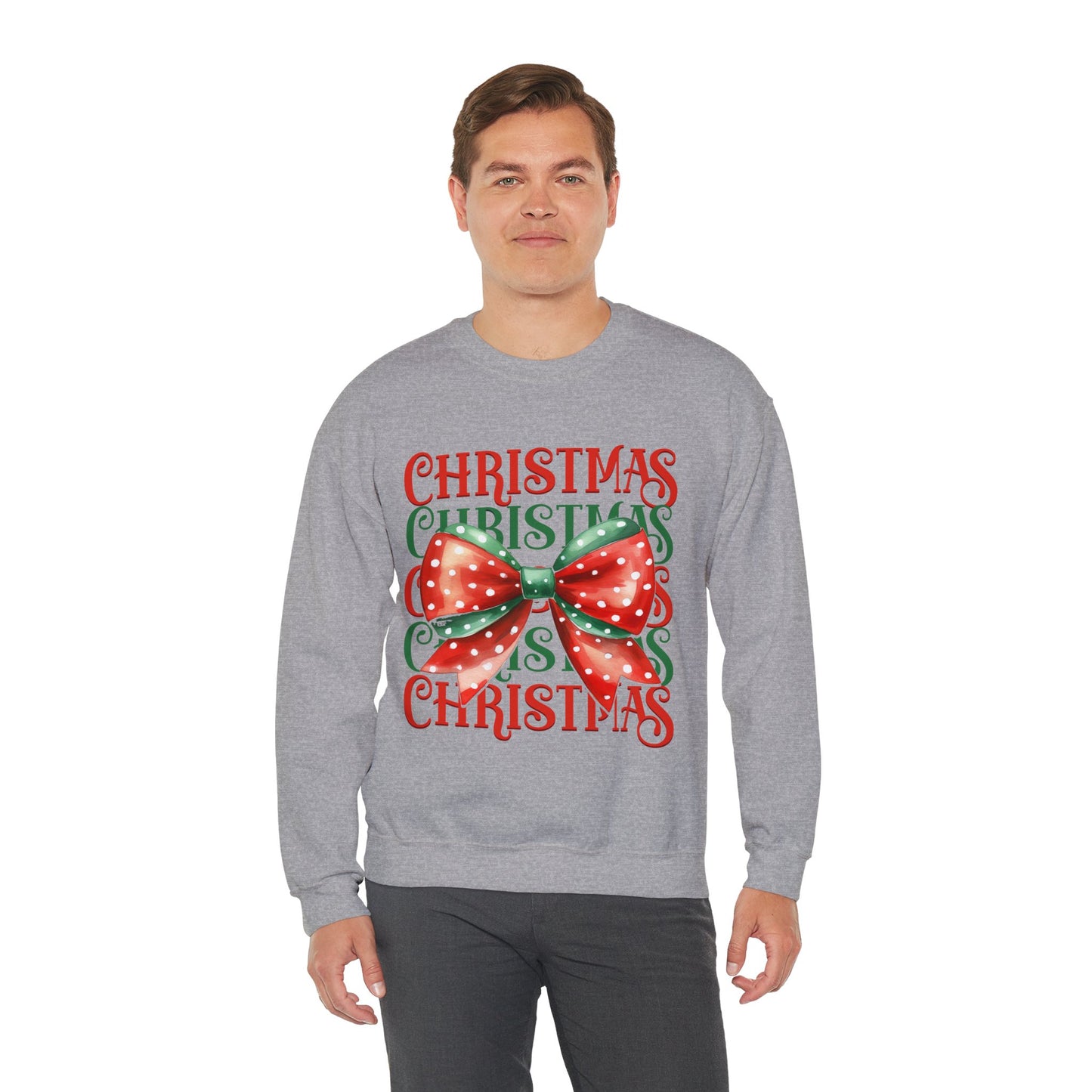 Christmas Coquette Bow Sweatshirt