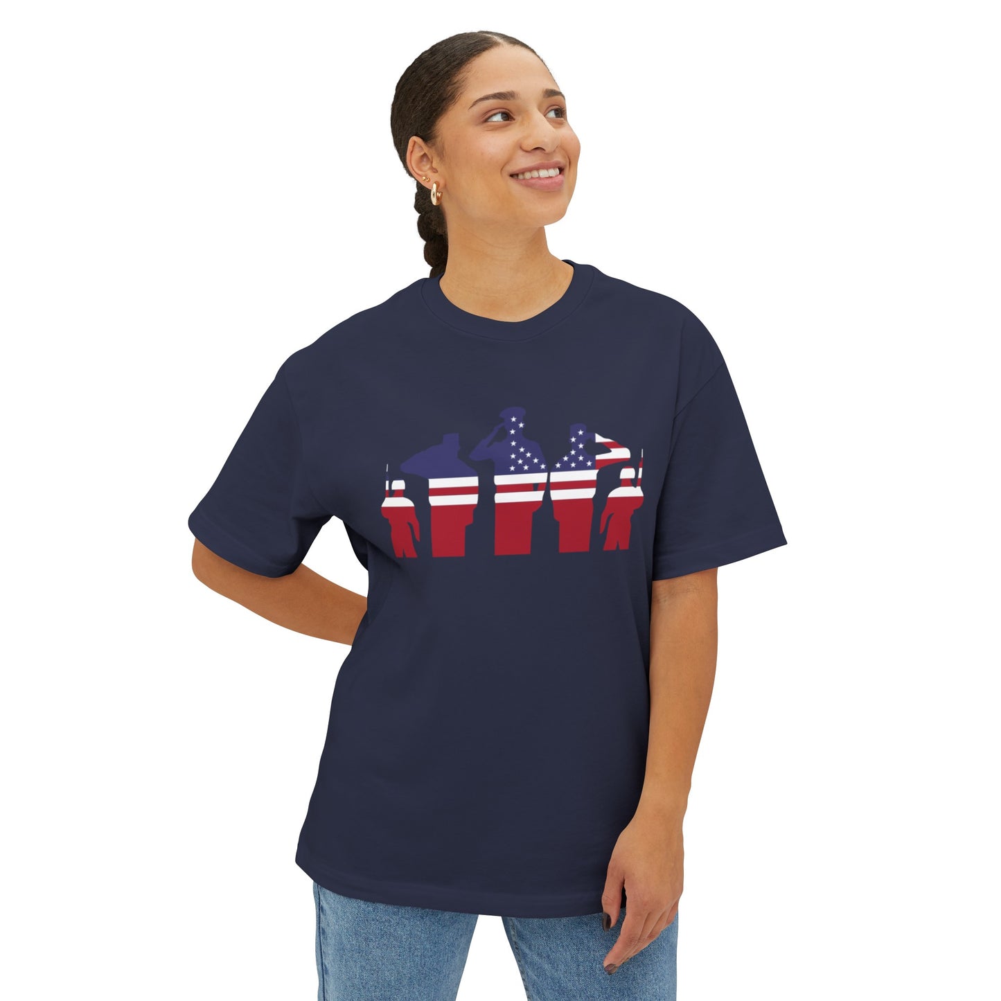 4th of July Military Salute Tee