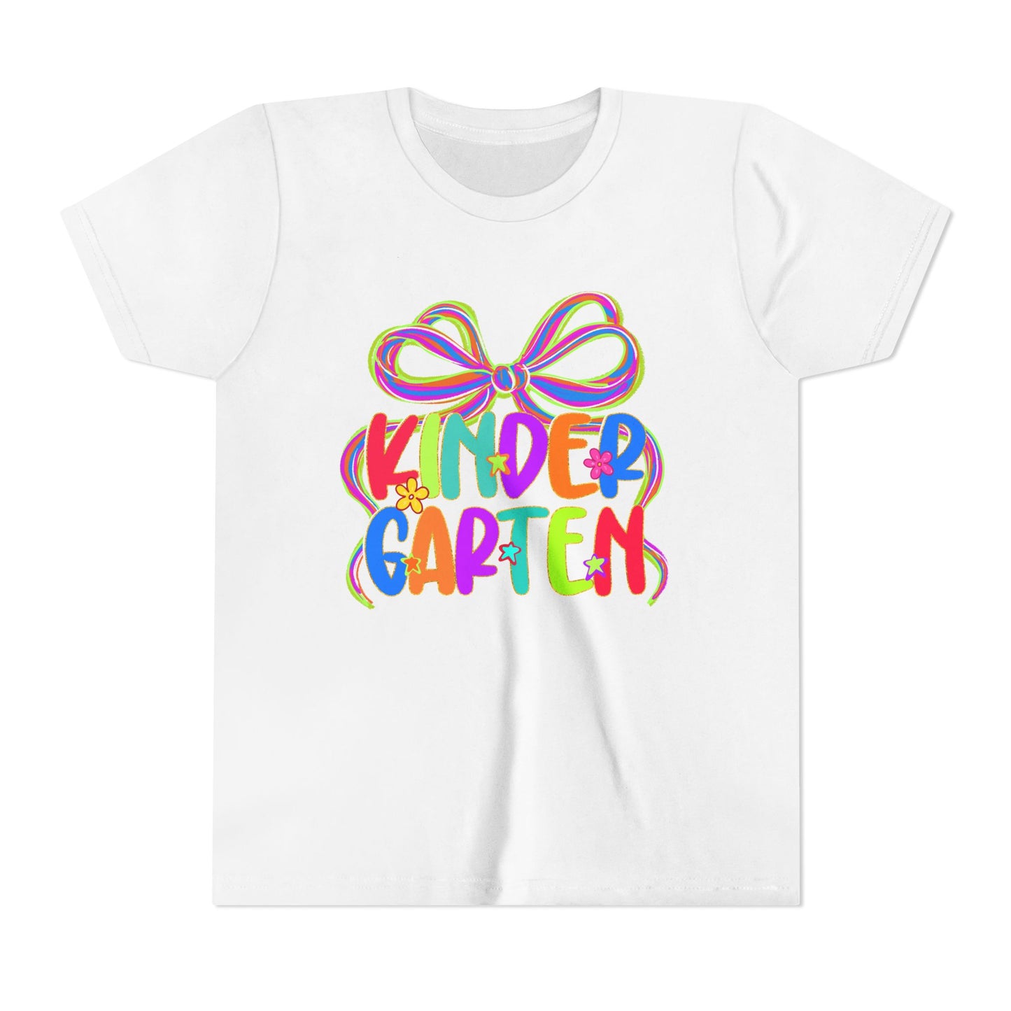 Neon Kindergarten Back to School Tee