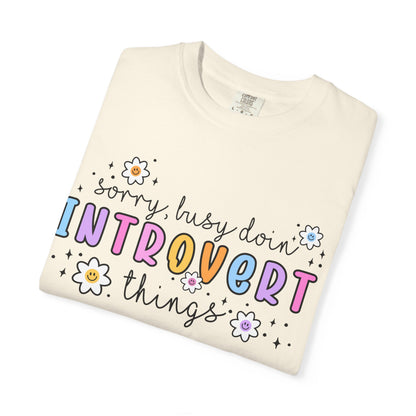 Introvert Vibes Funny Unisex T-Shirt