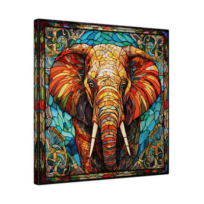 Elephant Wall Art Matte Canvas