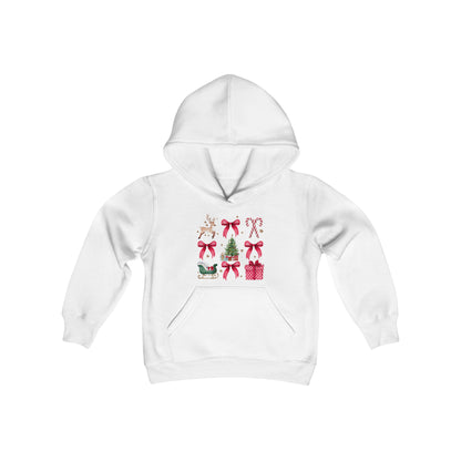 Coquette Christmas Youth Hoodie Sweatshirt