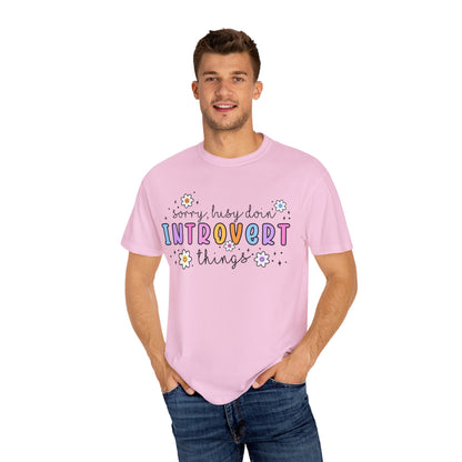 Introvert Vibes Funny Unisex T-Shirt