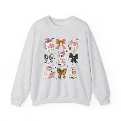 Coquette Ghosts and Books Sweatshirt