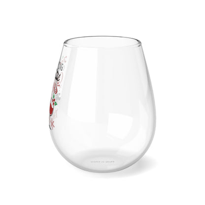 Funny I'll Drink Red Stemless Wine Glass