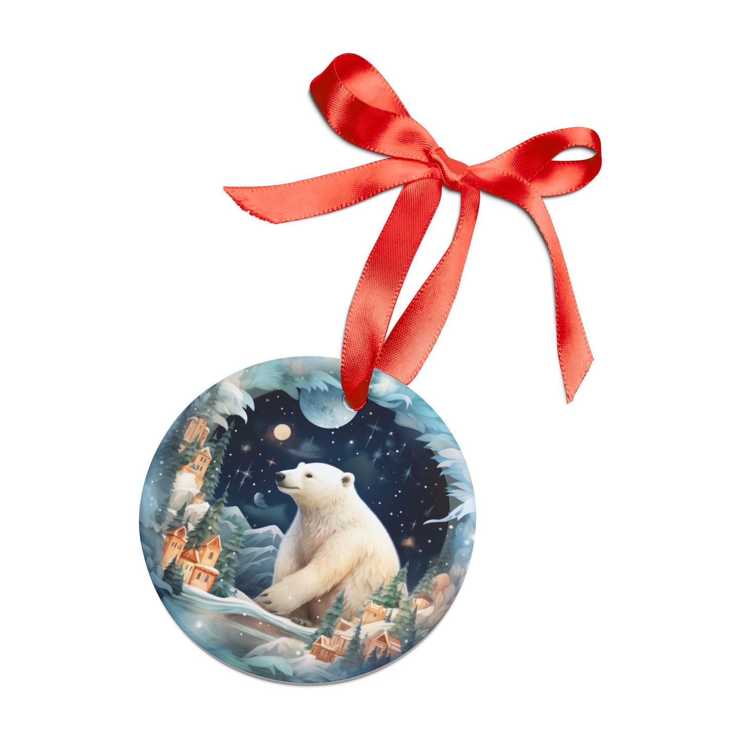 Polar Bear Acrylic Ornament