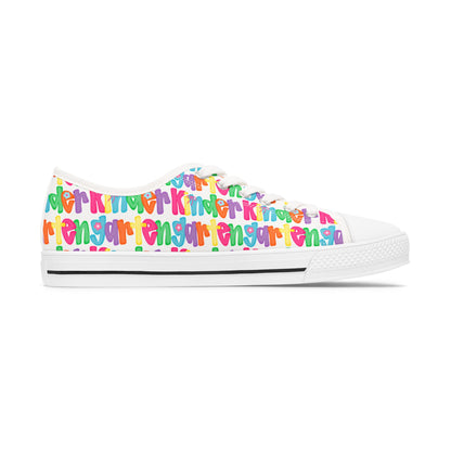 Kindergarten Teacher Low Top Sneakers for Back to School