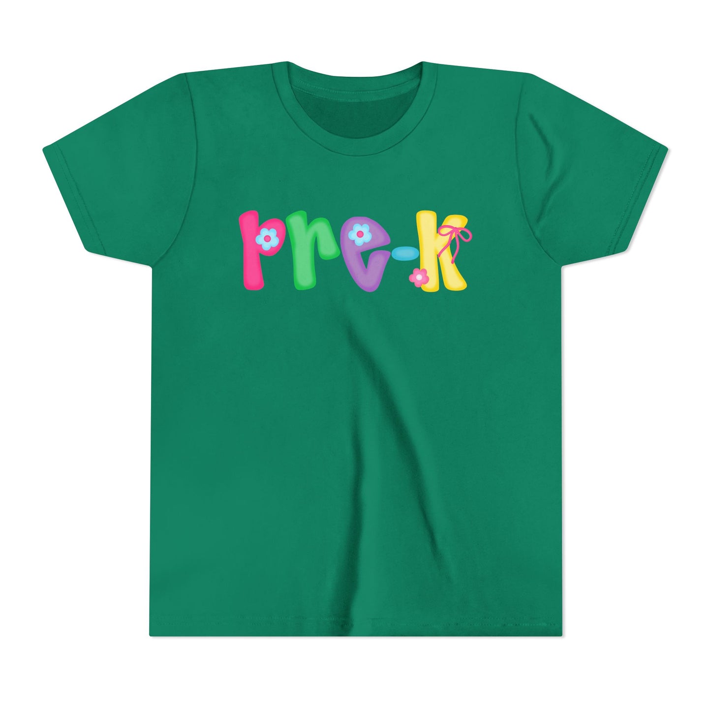 Colorful Pre-K Youth Back to School Tee