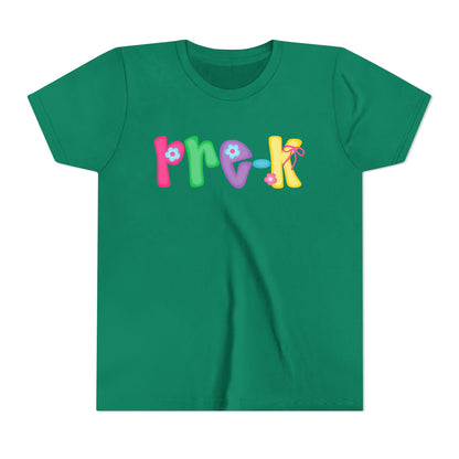 Colorful Pre-K Youth Back to School Tee